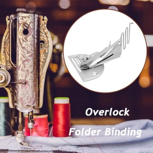 Quilt Binder Overlock Folder Binding For Lockstitch Machine Hemmer Right Angle Curve Edge Overlock Bias Binder Sewing Tool