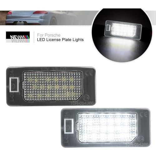2x Error Free White SMD Led License Plate Lights For Porsche Panamera 2010 2011 2012 2013 2014 2015 2016