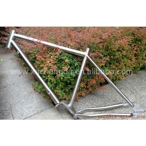 Titanium fat bike frame with gearbox customized super light Ti fat bicycle frame made XACD 54cm Ti snow bike frame with gear box