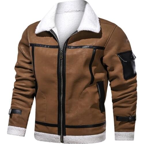 Thick Pu Bomber Jacket Men Tactical Military Outwear Coats Male Fur Linner Warm Leather Jackets Waterproof Mens Clothing 4XL