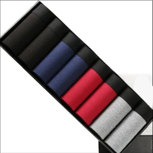 8pcs/lot Solid Flexible Shorts Boxer Pure Color Male Pants Sets Mens Boxers Summer Sexy Underwear Colorful Modal Man Short