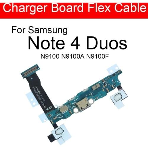 USB Charger Dock Board For Samsung Note 4 Duos N9100 N9100A N9100F USB Charging Connector Board Replacement Repair