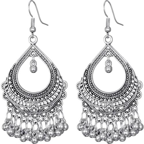 Vintage Drop Dangle Earrings for Women 2020 Fashion Jewelry boucle d’oreille Handmade Beads Hollow Ethnic Earings Brincos