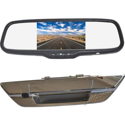 Vardsafe VS378C | Reversing Backup Camera + Clip-on Rear View Mirror Monitor Screen for Toyota Hilux (2015-2019)