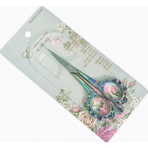 1pcs Colorful-Scissor Retro Cutter ,Makeup-Stainless Shears Manicure Tools Multi-Function Nail Clipper#TR035