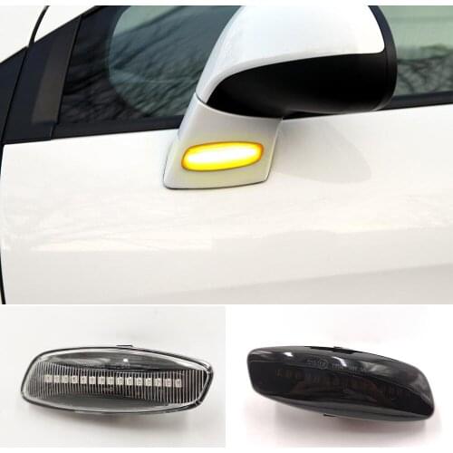 2Pcs LED Car Dynamic Turn Signal Light Side Marker Lamp Blinker For Citroen C4 Picasso C3 C5 DS4 Peugeot 308 207 3008 5008