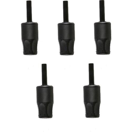 5PCS 25mm Plastic Ergonomic Design Tattoo Grip With Back Stem For Permanent Tattoo Machine Gun Handles Tools Supply
