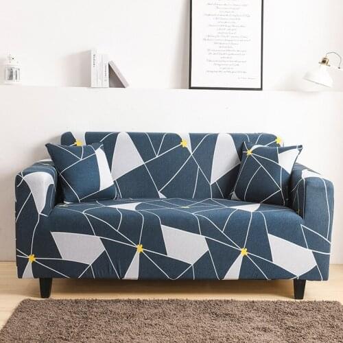 Sofa Cover Stretch Slipcover Sectional Elastic Stretch Sofa Cover for Living Room Couch Cover L-shape Armchair 1/2/3/4-seater
