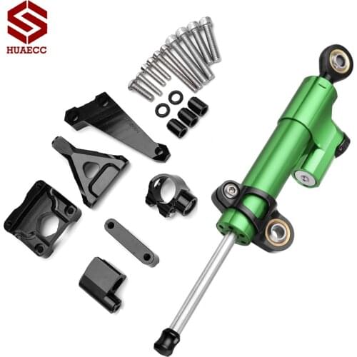 Damper Steering for Kawasaki Z250 Z300 2013 2014 2015 2016 Motorcycle Stabilize Safety Control with Mounting Bracket Z 250