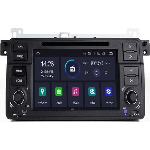DSP IPS Android 10 8 core 4+64G Car DVD Multimedia Stereo for BMW E46 M3 with WiFi BT Radio GPS Navigation