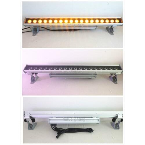 E-(8/lot) IP65 waterproof 18*18w rgbwa uv 6in1 LED wall washer stage light water run effect