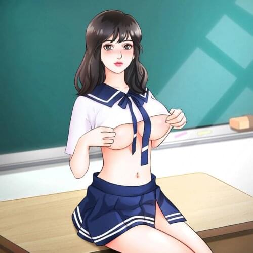 Girl Erotic Lingerie Role-playing Suit See Through Crop Top&Plaid Mini Skirt Women Schoolgirl Cosplay Costume Sex Uniforms