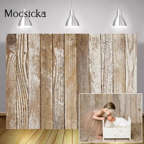 Wood Floor Portrait Backdrop Birthday Photo Shoot Rustic Wooden Still Life Background Studio Professional Photography Props