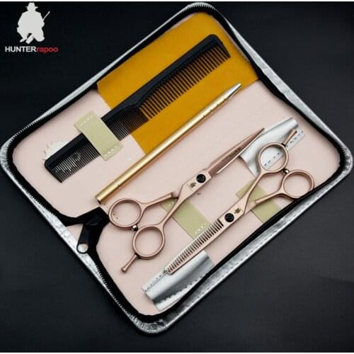 30% Off HT9132 Japan Stainless Steel barber scissors 5.5" Hairdresser Scissors Thinning Shears For Grooming Haircut Babrer Snips