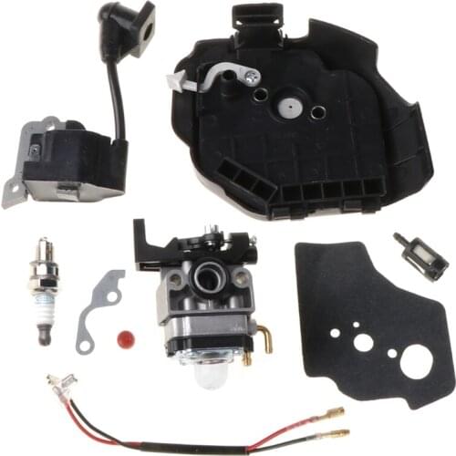 2021 New Carburetor Carb Air Filter Cover Kit for honda GX25 GX25N GX25NT HHT25S Brush