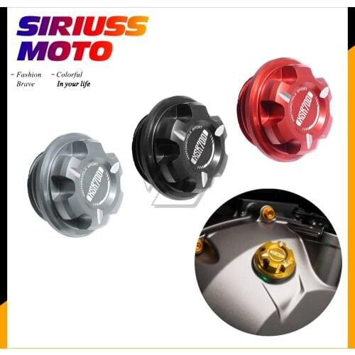 Motorcycle Engine Oil Cap Bolt Screw Filler Cover Case for Yamaha XSR700 XSR 700 2016-2021