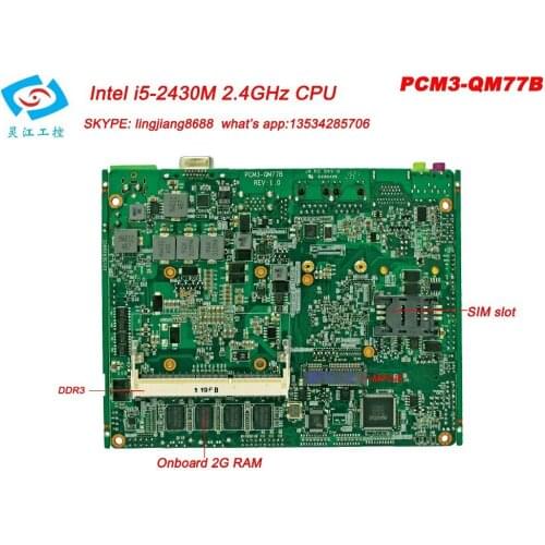 Mini Itx computer Motherboard with LVDS*VGA