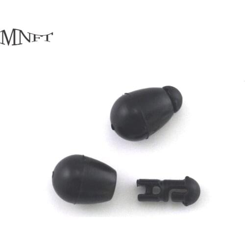 MNFT 200PCS Carp Black Quick Change Beads Coarse & Match Terminal Tackle Wholesale Size M L