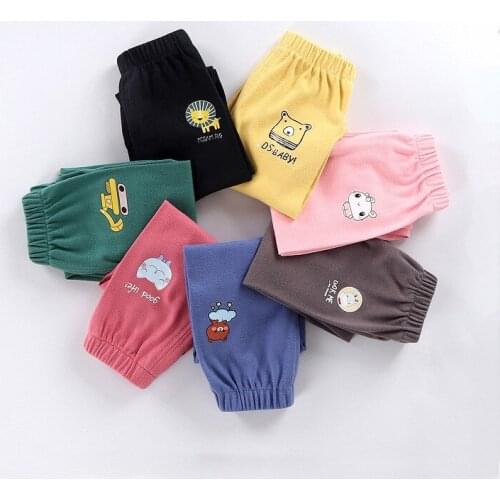 2020 Autumn Winter Long Pants Children Cartoon Animal Clothes Toddler Girls Leggings Pants Trouser Baby Kids Clothing