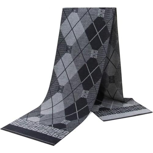 Winter Hot Sale Men Scarf Women with tassel color lattice cashmere scarves thinker warm female shawl autumn long Couple scarf