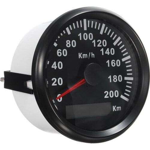 85Mm 200 Km/H Car Motor Auto Stainless Gps Speedometer Waterproof Digital Gauges