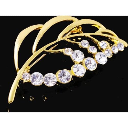 Temperament Leaves Brooch Jewelry For Women/men Fashion Jewelry Brooch Pins Metal Scarf Wedding Gift Diy Jewellery Accessories