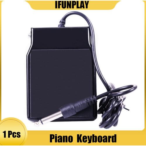 Universal Anti-slip Piano Sustain Pedal Metal Electronic Keyboard Sustain Pedal Damper for Digital Piano Instrument Accessory