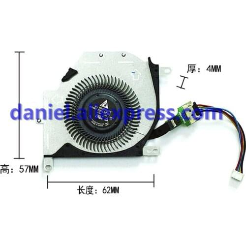 DETLA ND55C06-16C135V 0.50A Pro 4 notebook CPU turbine radiator fan