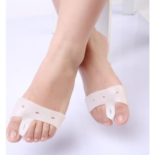 1pair=2pcs Genuine New Special Hallux Valgus Bicyclic Thumb Orthopedic Braces Toe Corrector Daily Silicone Toe Big Bone Bunion