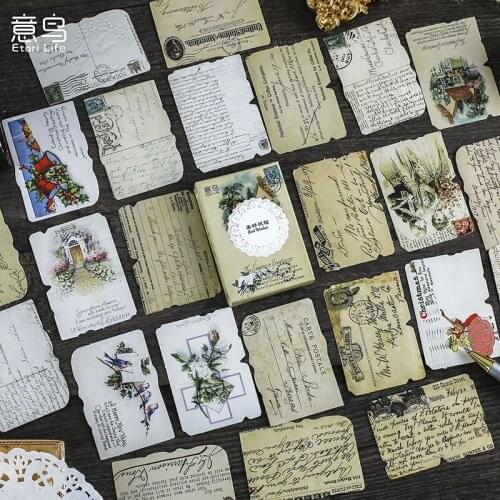 24 Pcs/pack Vintage Paper Stationery Sticker Set Retro Newspaper Music Sheet Scrapbook Decorative Diary Planner Diy Label Decr