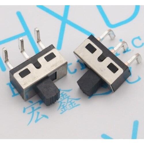 50pcs Toggle Switches SS12D11 curved feet high current toggle SS12D06 curved legs feet away from the big G handle high 5MM 4.7MM
