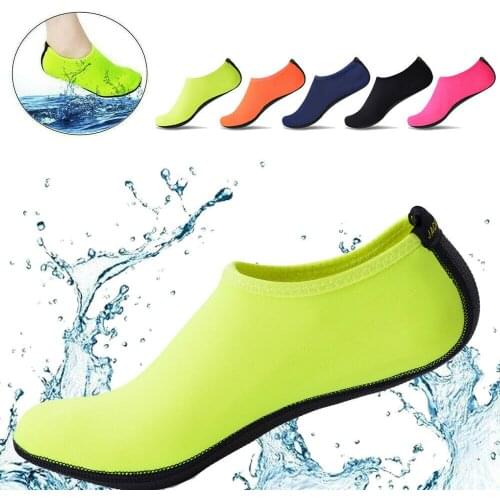 Unisex Water Shoes Swimming Diving Socks Summer Aqua Beach Sandal Flat Shoe Seaside Non-slip Sneaker Socks Slipper For Men Women