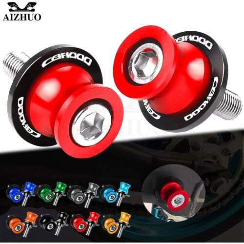 CBF 1000 Motorcycle Accessories 8MM Stand Screws FOR HONDA CBF1000 A 206-2013 2012 2011 2010 CNC Aluminum Swingarm Slider Spools