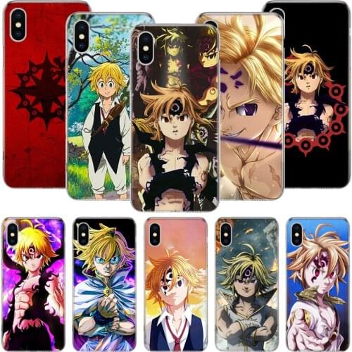Seven Deadly Sins Meliodas Phone Case For iPhone 11 12 Pro XS XR X Max 7 8 6 6S Plus Mini + 5 SE Pattern Customized Coque Cover