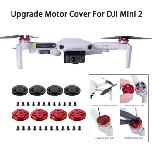 DJI Mini 2 Upgrade Motor Cover Cap Dust-proof Engine Protector Guard Aluminium Light Slip-over For Mavic Mini 2 Accessories