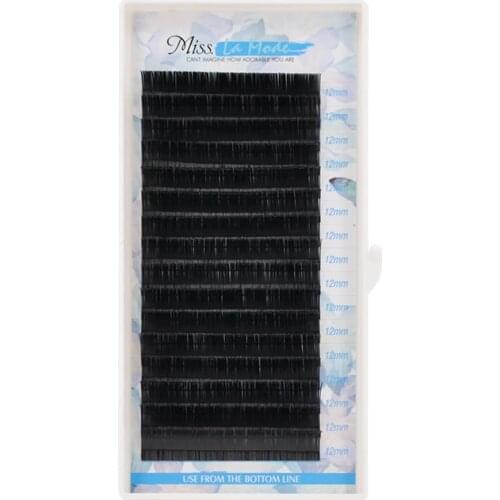 Ellipse Flat Eyelash extensions Soft Thin Tip Flat Roots Semi-permanent Fake Eyelash Extensions Salon Use 0.10mm False Eyelashes