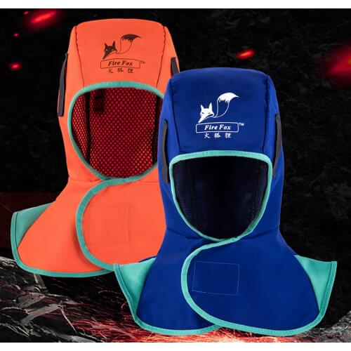 Welder Cap Fire Proof Flame Retardant Cloth Foundry Workshop Welder Helmet FR Cotton Welding Hat