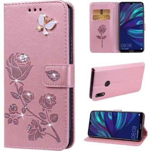 Rhinestone Flower Leather Case For Samsung Galaxy A6 A8 Plus J4 J6 J8 2018 J1 J3 J5 J7 2016 A7 A3 A5 2017 J2 Prime Flip Cover