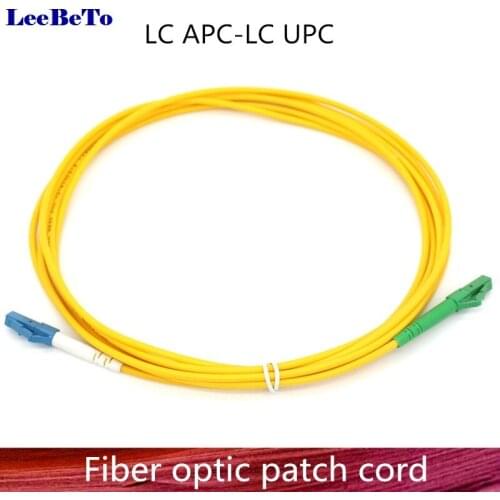 LC/APC to LC/UPC Fiber Optic Patch Cord Cable LC-LC 1m/3m/5m/10m/20m/30m Jumper Single Mode Simplex Fiber Optic Patch Cord