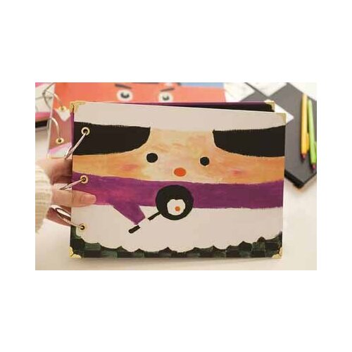 Big Mouth Kingdom Paste Type DIY Cute Commemorative Large-capacity Bill Storage Photos Baby Album Memorial Album