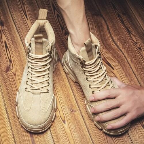 High top Outdoor Waterproof Hiking Boots Men Winter Walking Climbing Hiking Shoes Mountain Sport Boots Hunting Mens Sneakers