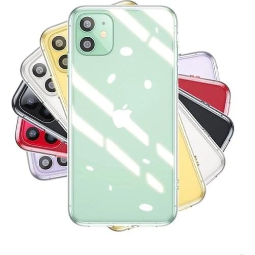 Thick Shockproof Silicone Phone Case on For iPhone 12 11 Pro Xs Max Camera Protection Case iPhone X Xr 6s 6 7 8 Plus Back Cover