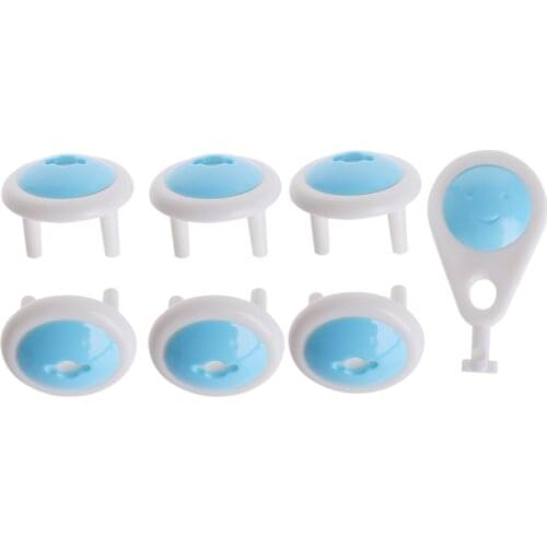 6Pcs Power Electric Outlet 2 Plug Baby Child Infant Kids Plug Covers Safety Y4QA