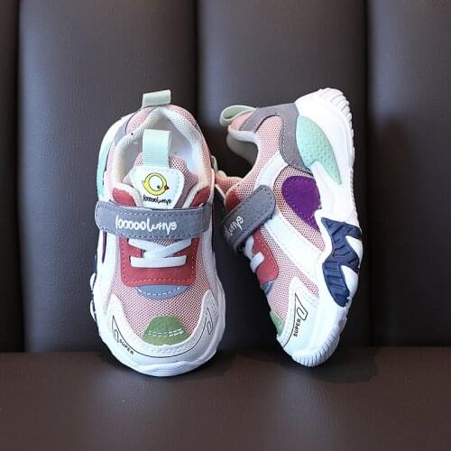 CAPSELLA KIDS Breathable Shoes Baby Girls Sports Shoes Boys Sneakers 1-6 Years Toddler Children Running Shoes Casual Shoes 21-30