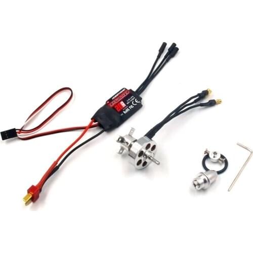 FATJAY RC hobby power system combo motor and ESC 24 g brushless outrunner 2730 1300KV 1700KV 3000KV 20A ESC Hobbywing SkyWal