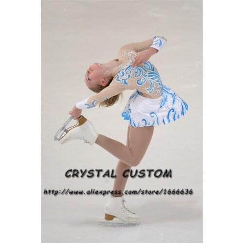 Custom Adult Figure Skating Dresses Graceful New Brand Ice Figure Skating Dresses For Women Competition DR3719
