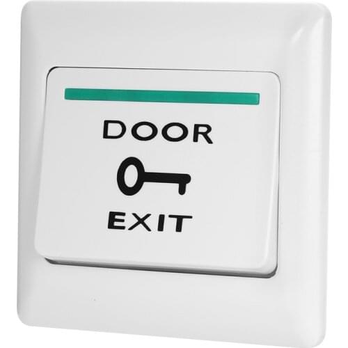 Door Exit Button Release Push Switch for Electronic Door Lock NO COM Lock Sensor Access Control System Emergency Alarm Trigger