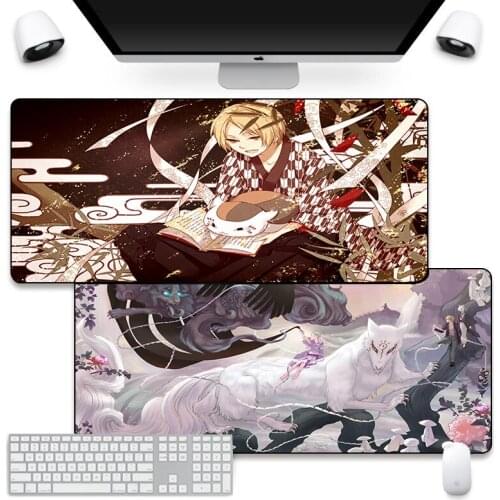 Anime Cat Mouse Pad 900x400mm Keyboard Laptop Mouse Pad for Laptop Notebook Gamer Pad Anti-slip Natural Rubber Mousepads Carpets
