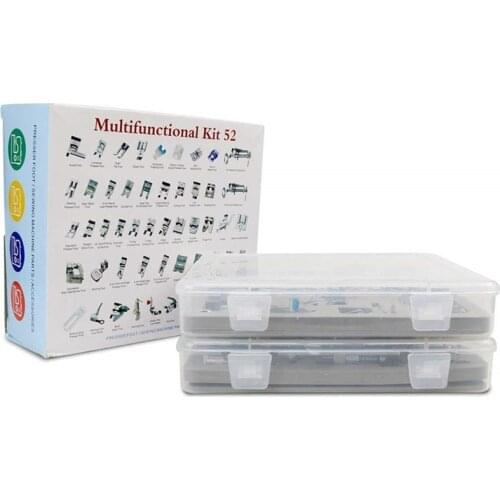 52pcs Home/Domestic Sewing Machine Presser Feet Set Sewing Machine Foot Sewing Accessories&Prop Kits For Janome Brother7YJ31