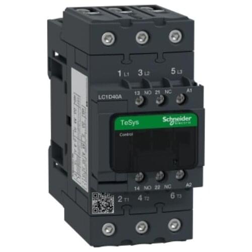 LC1D40A LC1D40AQ7 TeSys D contactor - 3P(3 NO) - AC-3